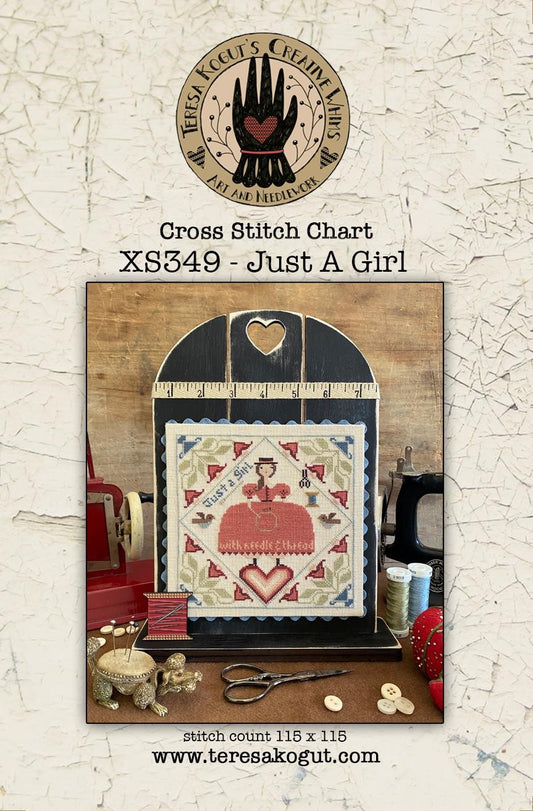 Just a Girl - Cross Stitch Pattern by Teresa Kogut