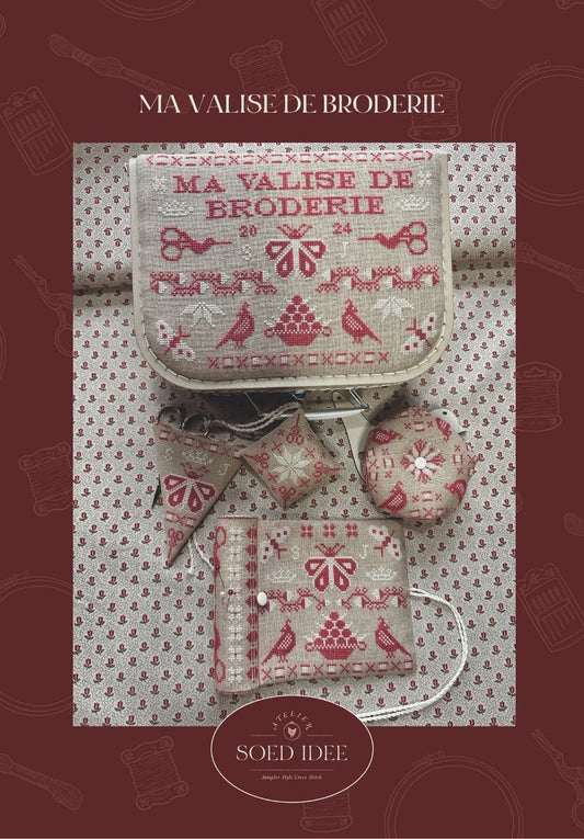 Ma Valise de Broderie - Cross Stitch Book by Soed Idee PREORDER
