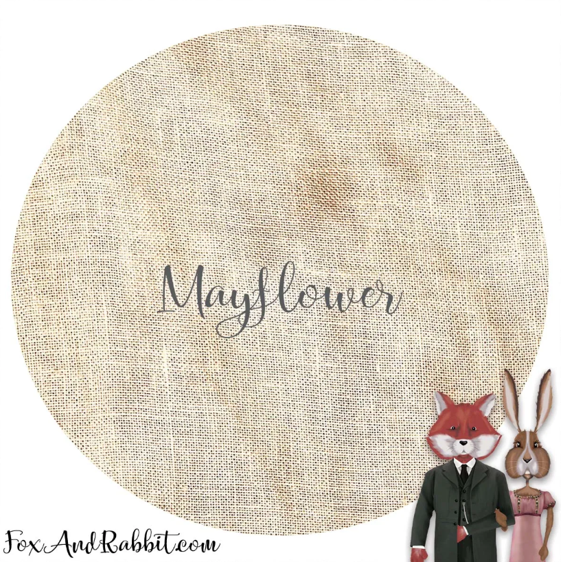 Fox & Rabbit Linen - Mayflower for Magdelena Outhwaite