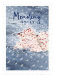 Mending Notes - Notebook by David Charles