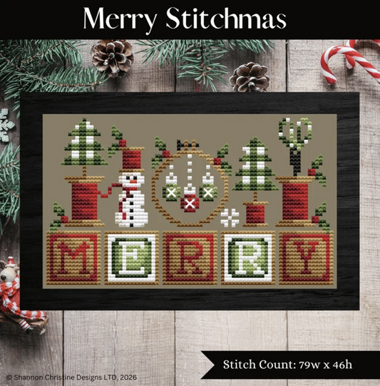 Merry Stitchmas - Cross Stitch Pattern by Shannon Christine PREORDER