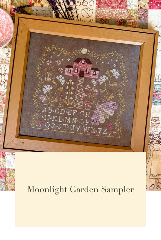 Moonlight Garden Sampler - Cross Stitch Pattern by Blueberry Ridge PREORDER