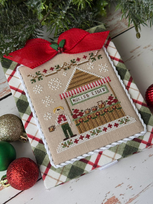 Christmas Market #7 Mulled Cider Stand - Cross Stitch Pattern by Country Cottage Needleworks