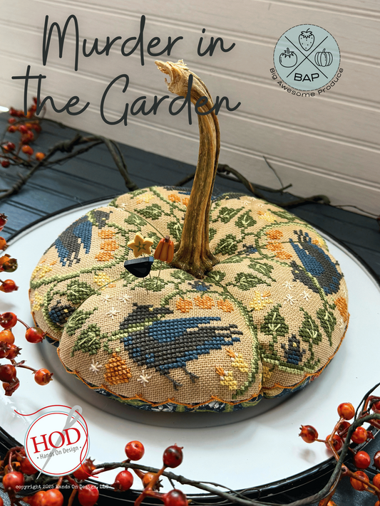 Murder in the Garden - Cross Stitch Pattern by Hands On Design
