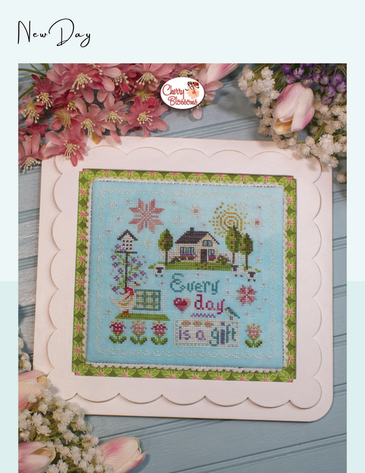 New Day - Cross Stitch Pattern by Cherry Blossoms PREORDER