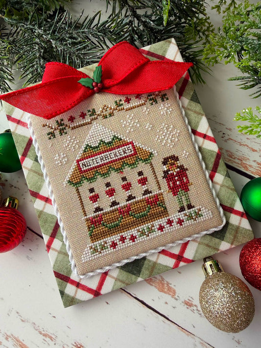 Christmas Market #10 Nutcracker Stand - Cross Stitch Pattern by Country Cottage Needleworks