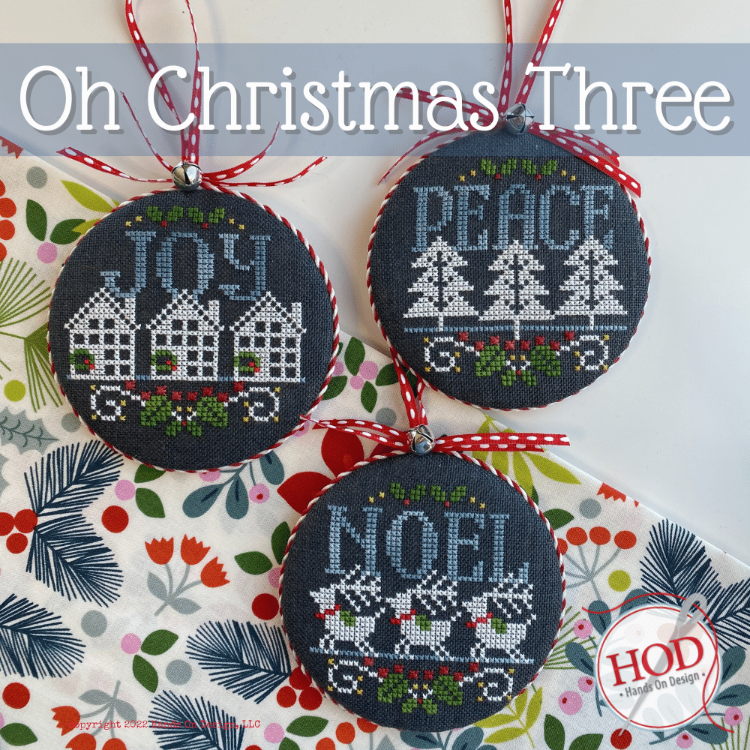 Oh Christmas Three - Cross Stitch Pattern by Hands On Design