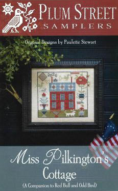 Miss Pilkington's Cottage - Cross Stitch Pattern by Plum Street Samplers