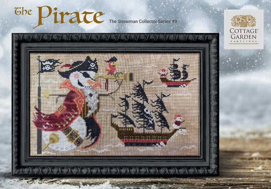 Snowman Collector #9 The Pirate  - Cross Stitch Pattern by Cottage Garden Samplings