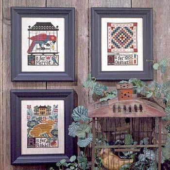 PQR - Cross Stitch Pattern by The Prairie Schooler