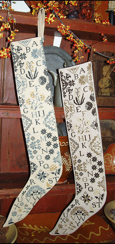 Quaker Stocking - Cross Stitch Pattern by Carriage House Samplings