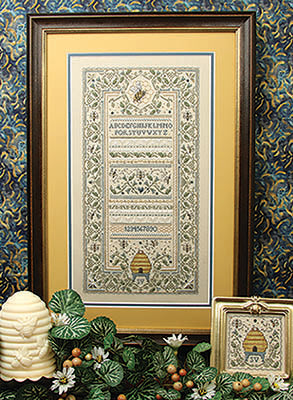 Queen Bee Sampler - Cross Stitch Pattern by The Bee Cottage