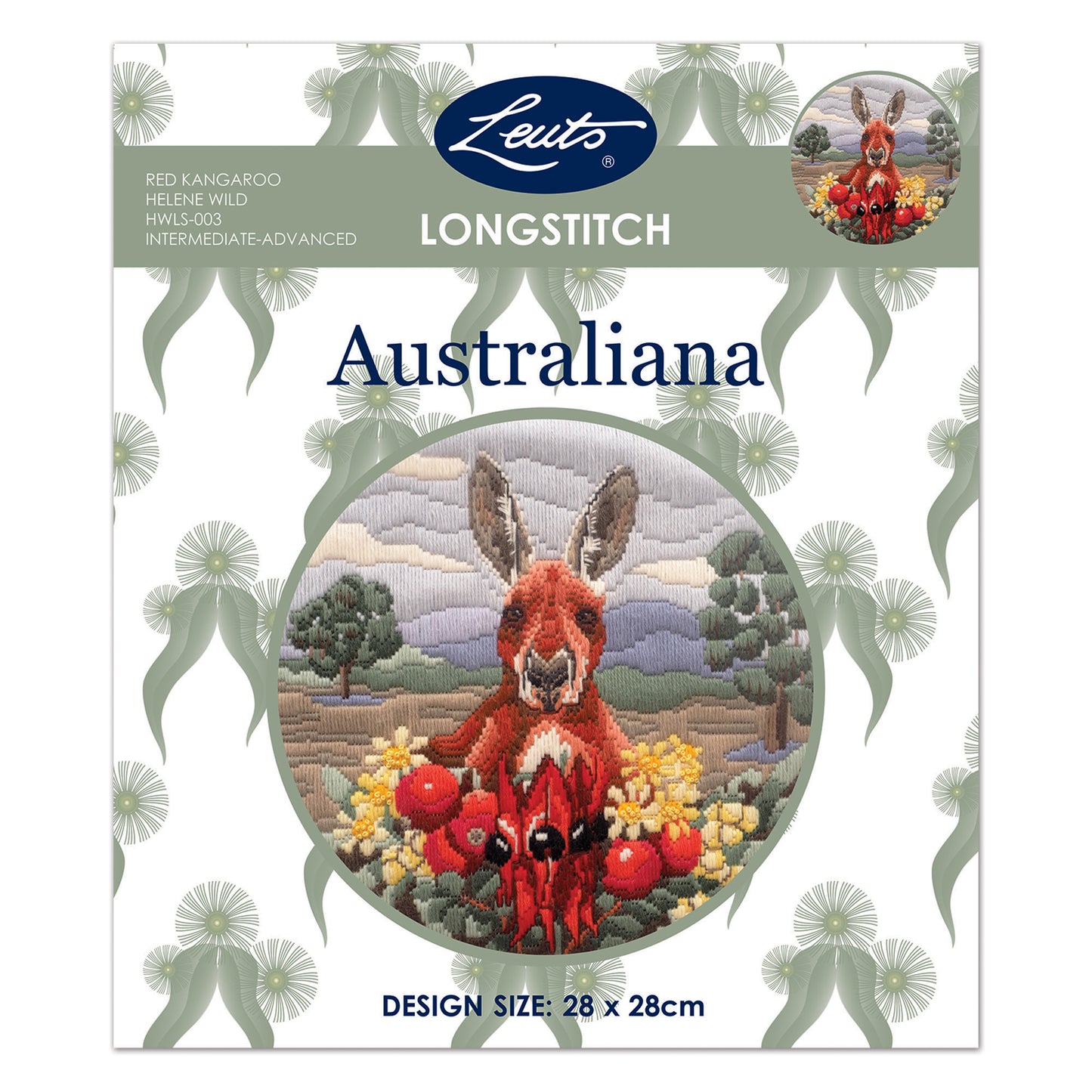 Red Kangaroo Longstitch Kit