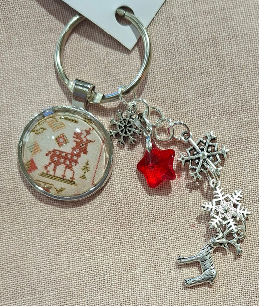 Reindeer Scissor Fob by Minnie McBean