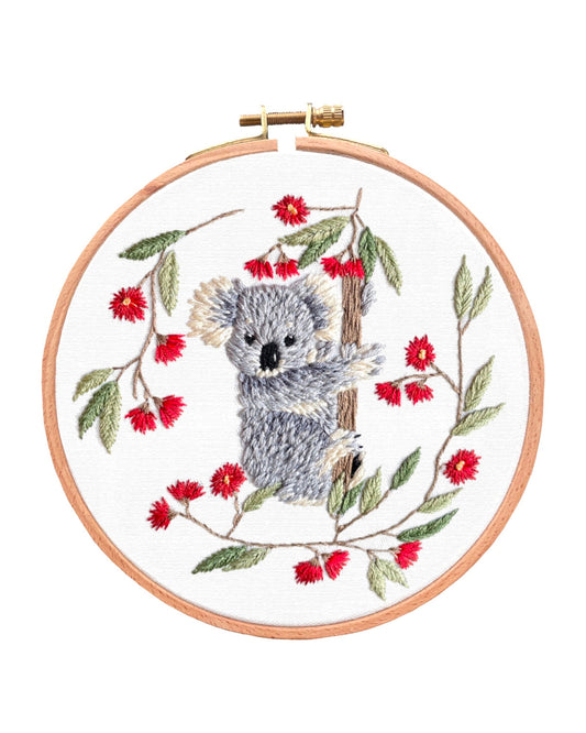 Koala - Embroidery Kit by Stitched Up Kits