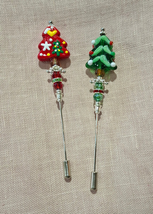 Christmas Tree Pin by Minnie McBean