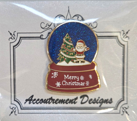 Merry Christmas Snow Globe Needleminder by Accoutrement Designs