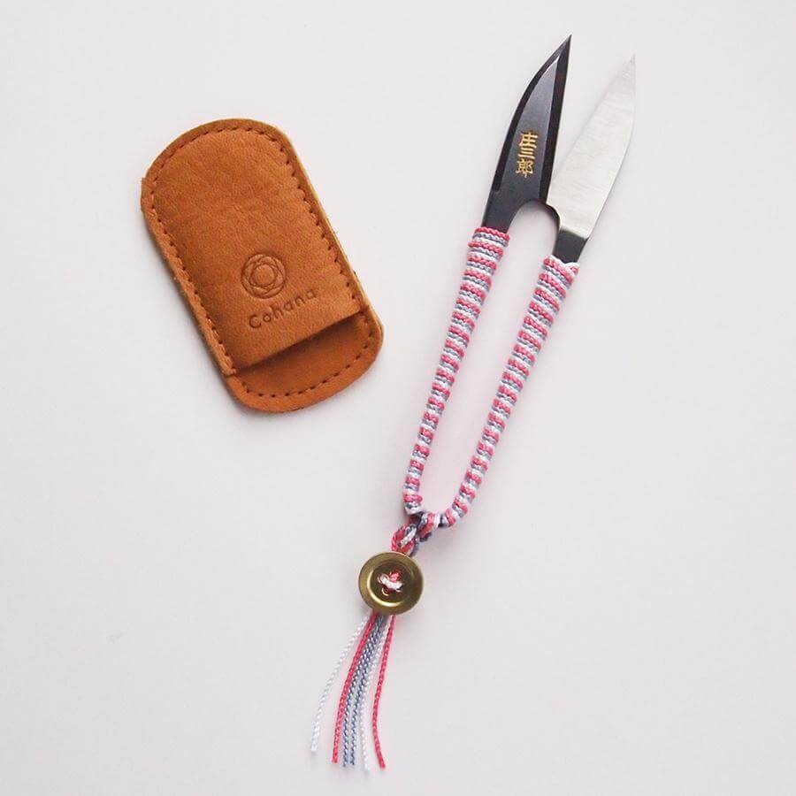 Shozaburo Thread Snips with Silk IGA Braid