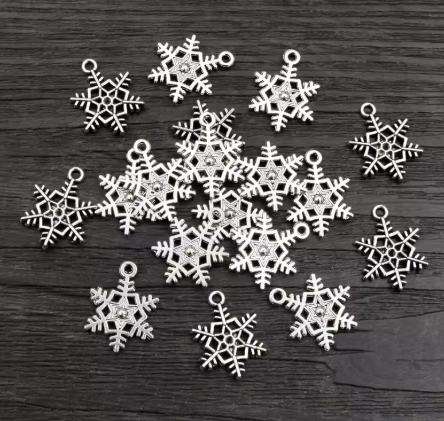 Snowflake Charm 15mm