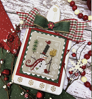 Snowman 2023 - Cross Stitch Chart by Primrose Cottage