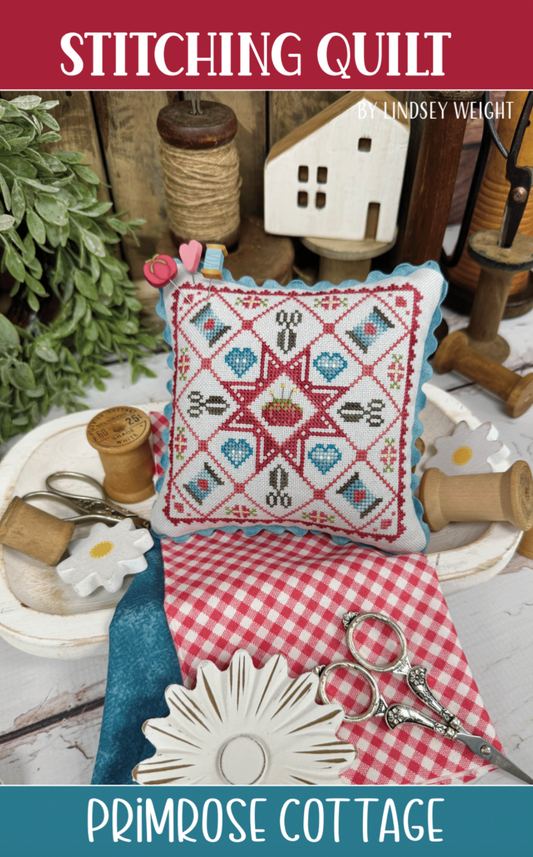 Stitching Quilt - Cross Stitch Chart by Primrose Cottage