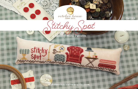 Stitchy Spot - Cross Stitch Pattern by October House Fiber Arts