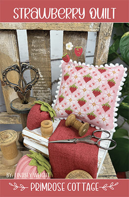 Strawberry Quilt - Cross Stitch Chart by Primrose Cottage