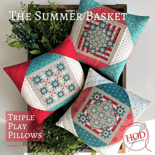 The Summer Basket  - Cross Stitch Pattern by Hands On Design