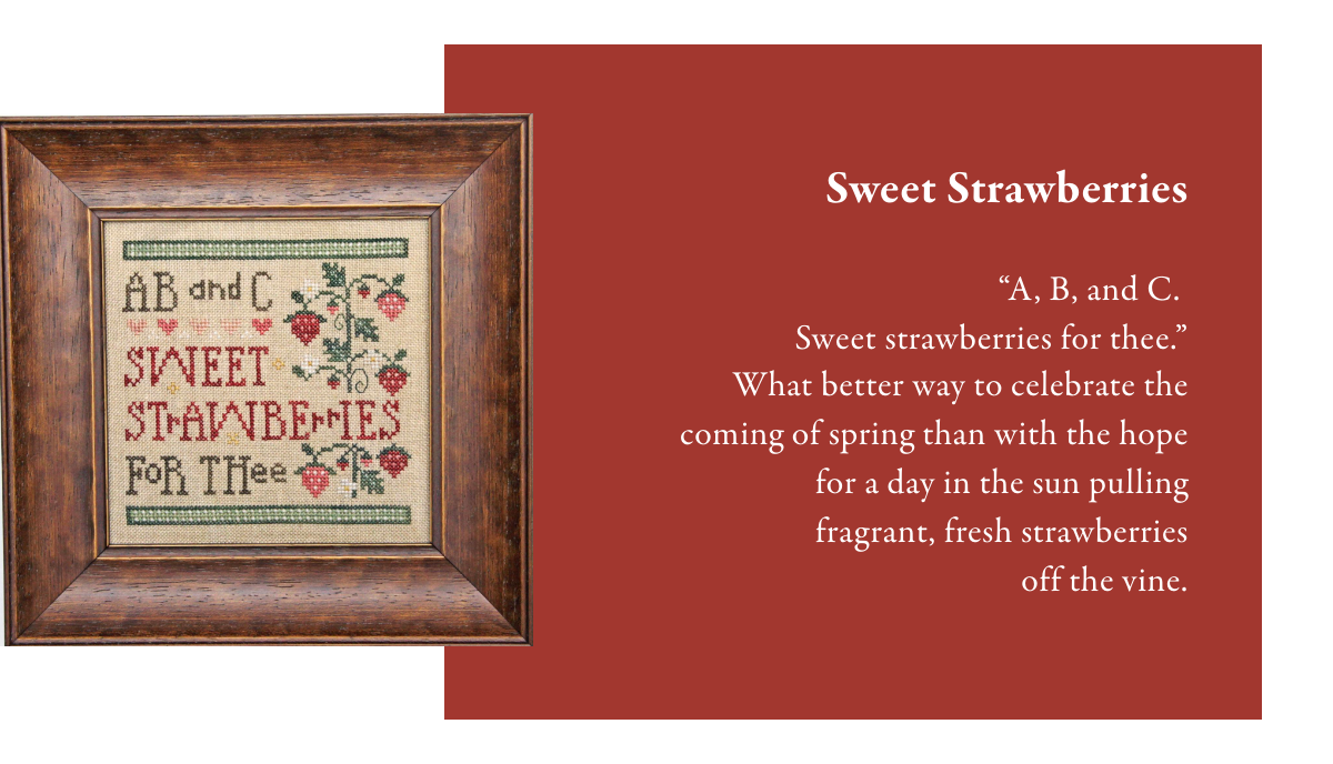 Sweet Strawberries - Cross Stitch Pattern by Heart in Hand PREORDER