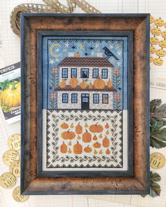 The Pumpkin House- Cross Stitch Pattern by Hello from Liz Mathews