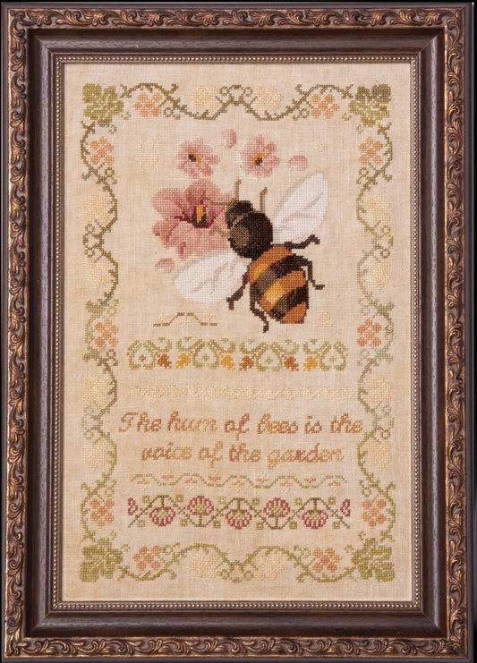 The Voice of the Garden - Cross stitch pattern by Samplers & Primitives PREORDER