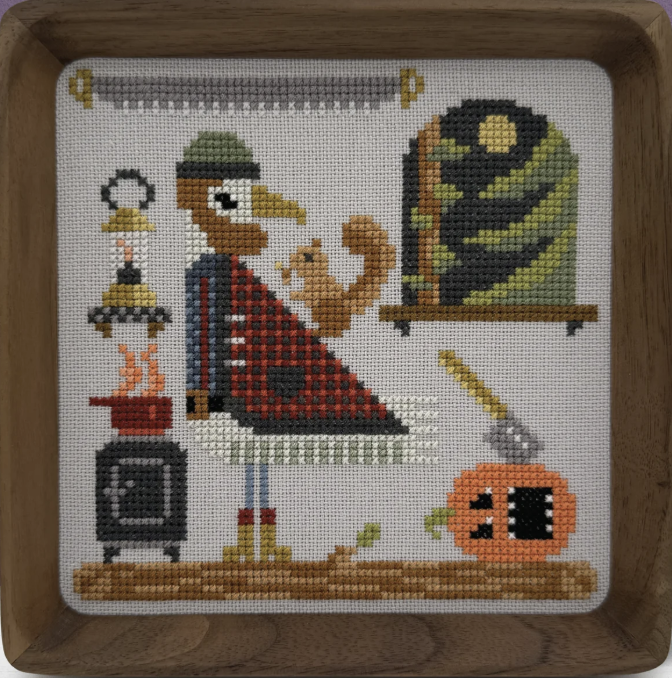 Trick or Tweet Lloyd - Cross Stitch Pattern by Boomerang Stitches PREORDER