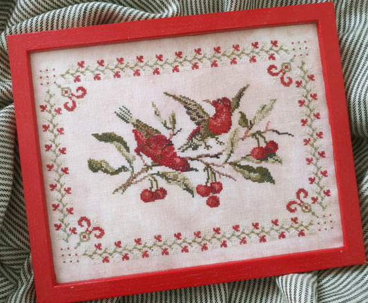 Up in the Cherry Boughs - Cross Stitch Pattern by Mojo Stitches