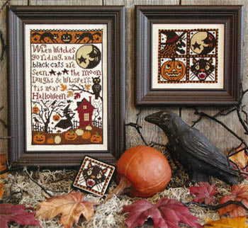 When Witches Go Riding - Cross Stitch Pattern by The Prairie Schooler