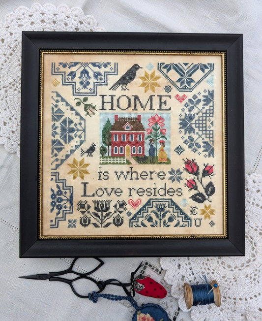 Where Love Resides - Cross Stitch Pattern by Lila's Studio