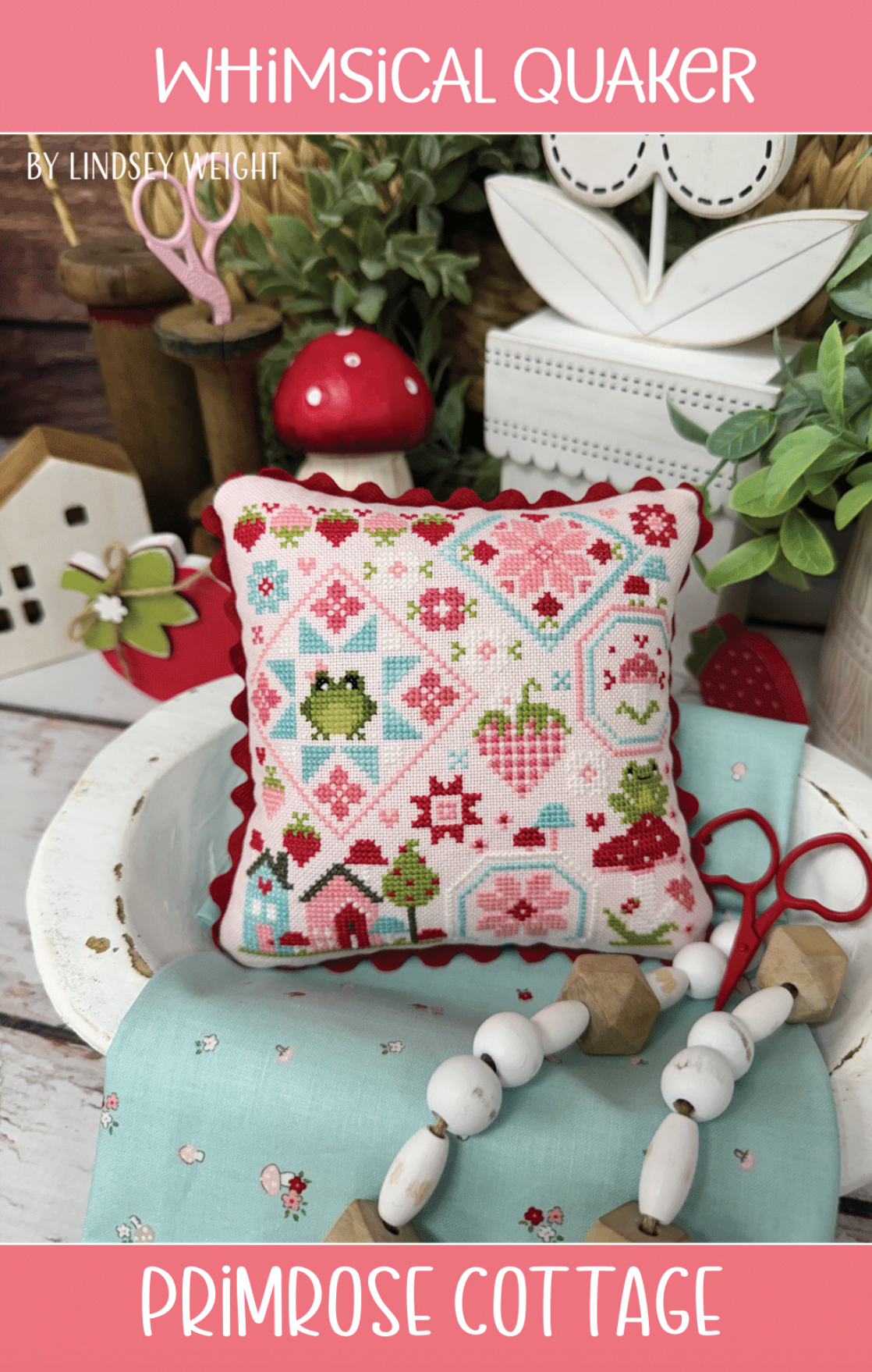 Whimsical Quaker - Cross Stitch Pattern by Primrose Cottage