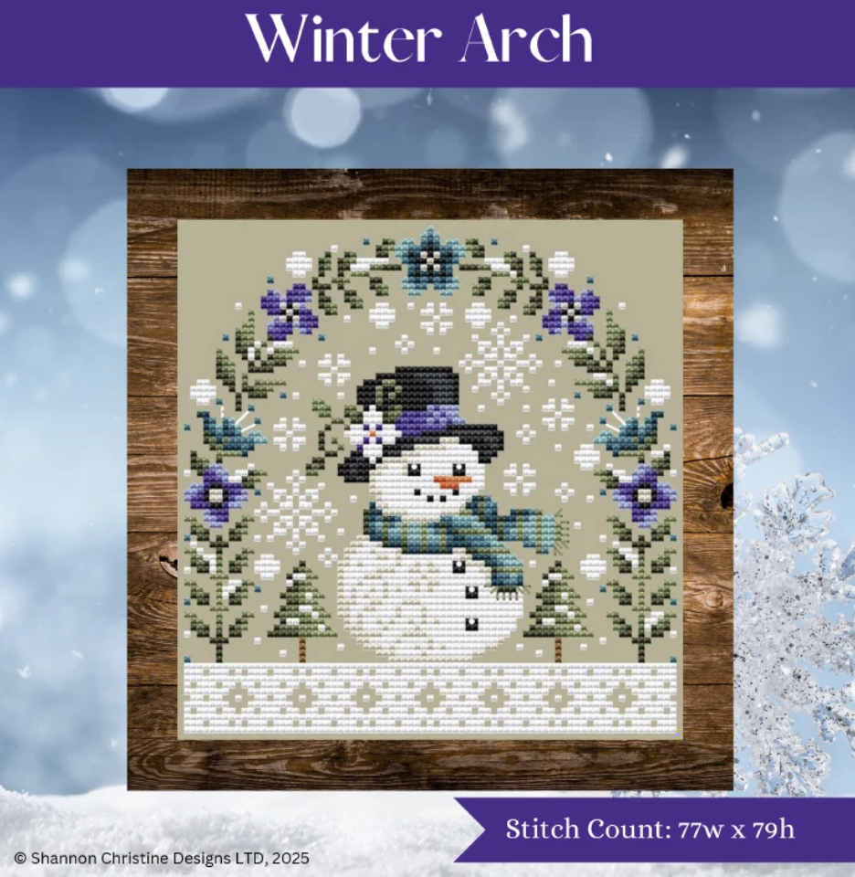 Winter Arch - Cross Stitch Pattern by Shannon Christine PREORDER