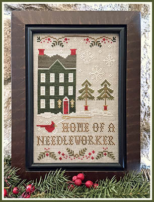 Winter at the home of a Needleworker - Cross StitchPattern by Little House Needleworks
