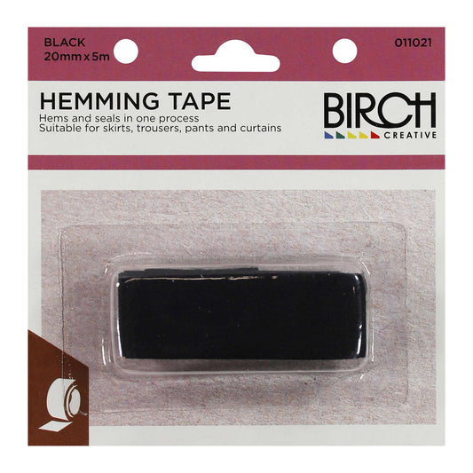 Iron on Hemming Tape in Black