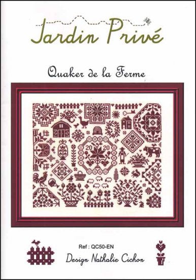 Quaker de la Ferme - Cross Stitch Pattern by Jardin Prive