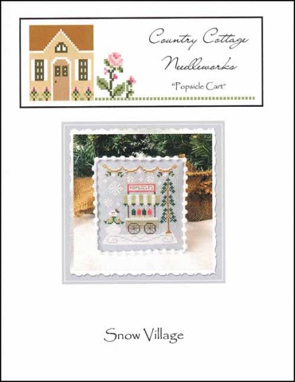 Snow Village - Popsicle Cart - Cross Stitch Pattern by Country Cottage Needleworks