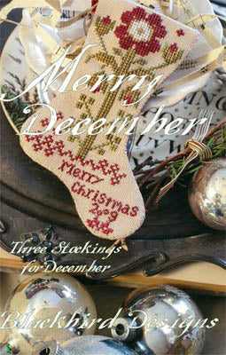 Merry December - Cross Stitch Pattern by Blackbird Designs - PREORDER