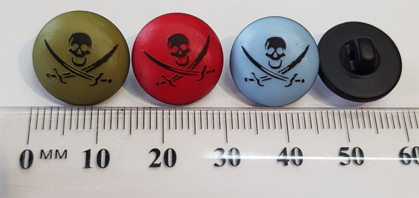 Pirate Novelty 15mm button