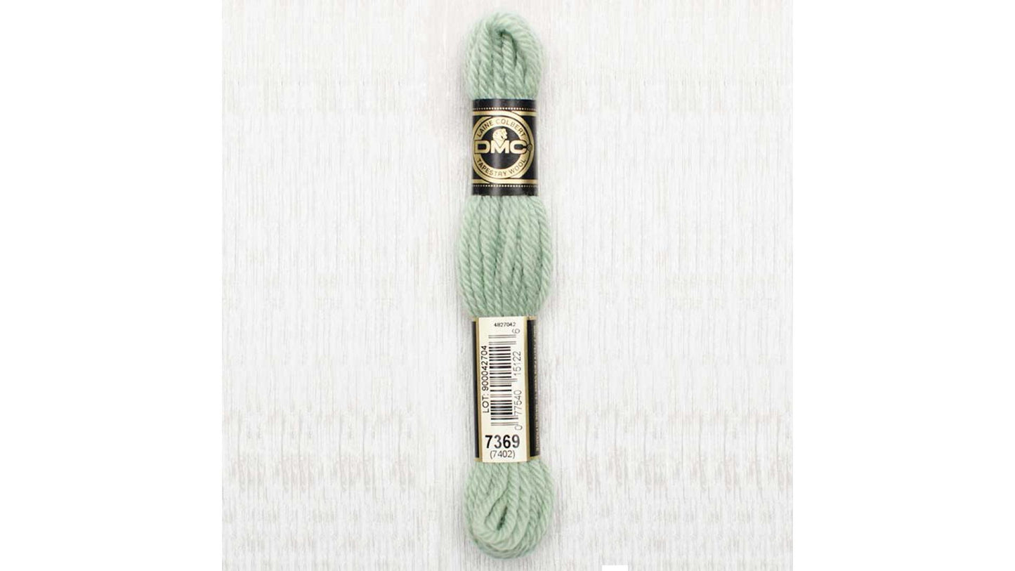3 Skeins - DMC Laine Tapestry Yarn 100% Virgin Wool Light Brown Color 7463