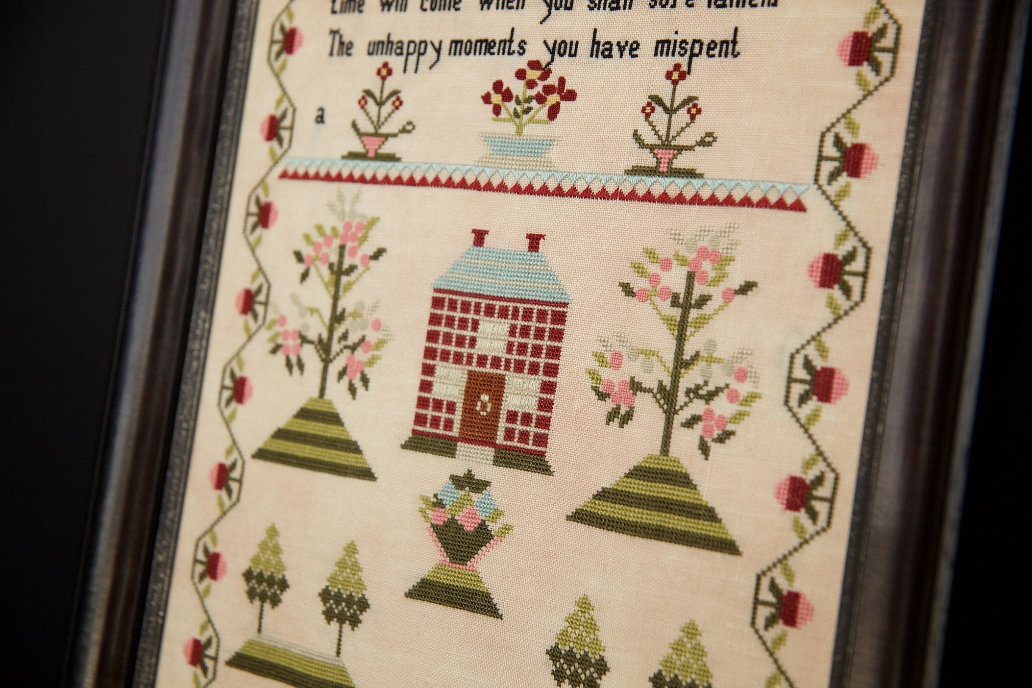 Jane Surtees 1811 - Reproduction Sampler Pattern by Hands Across the Sea Samplers