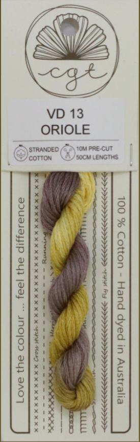 Cottage Garden Threads - Feathers & Petals Range VD