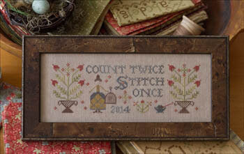 Count Twice - Cross Stitch Pattern by Plum Street Samplers