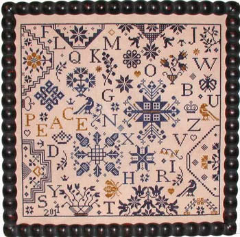 Simple Gifts Peace -Cross Stitch Pattern by Praiseworthy Stitches