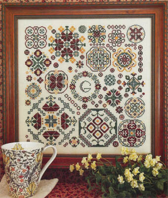 Round and Round -Cross Stitch Pattern By Rosewood Manor