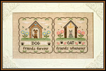 Furry Friends - Cross Stitch Pattern by Country Cottage Needleworks